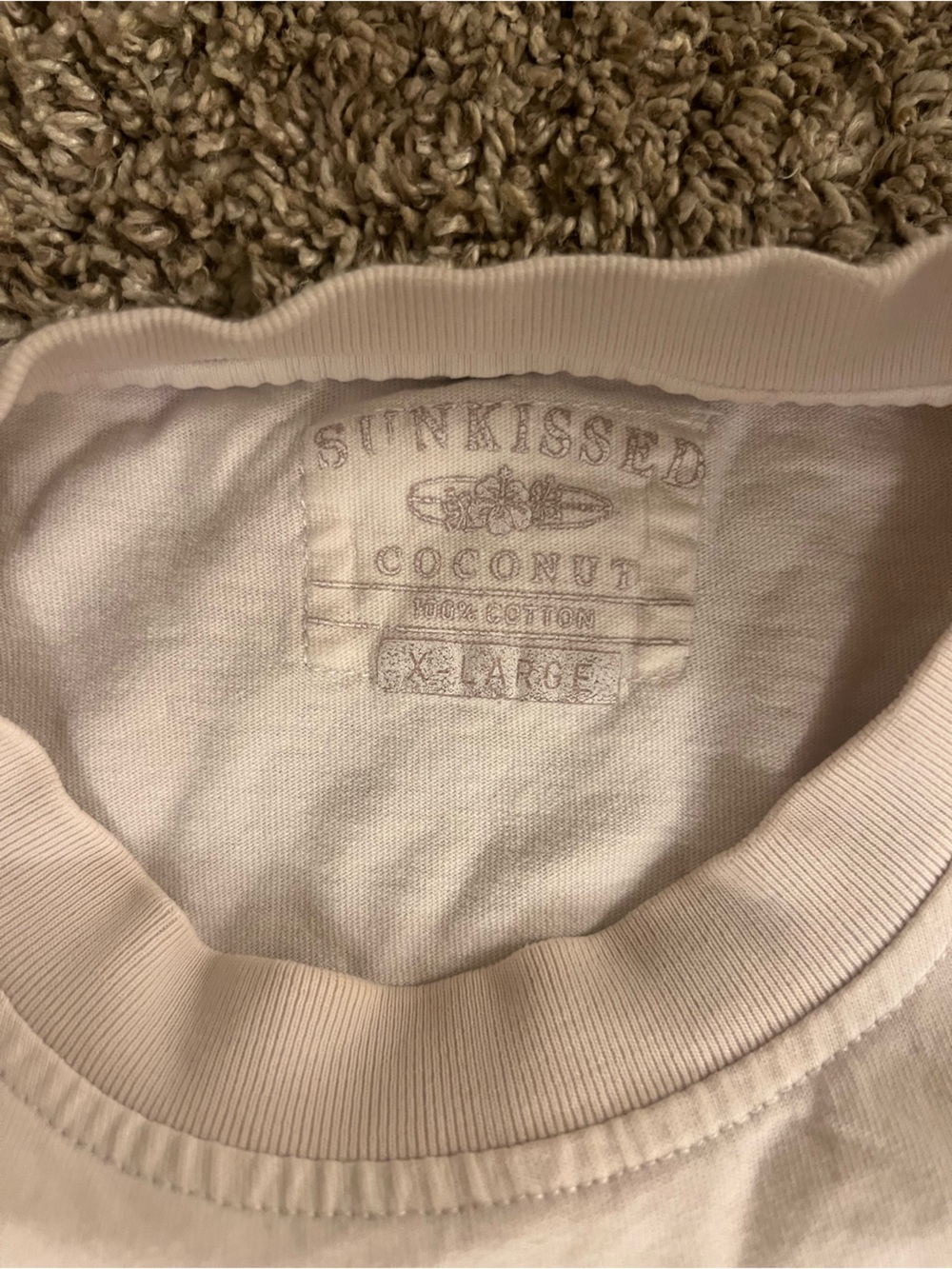 Sunkissed Coconut Graphic Short Sleeve Tee - White - Picture 2 of 4